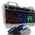 Kit Teclado Mouser Gamer Semi-Mecanico Com Led RGB USB Fio Rainbow INF109